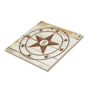 Carreau Monogramme Rustique roulette en céramique