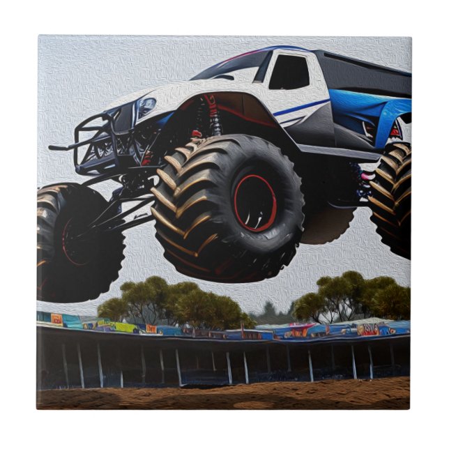 Carreau Monster Truck Launch, Carrelage en céramique (Devant)