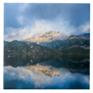 Carreau Montagnes et lac Pittoresque Nature Photo