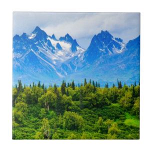 Carreau Montagnes majestueuses de l'Alaska