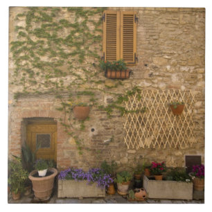 Carreau Montefollonico, Val d'Orcia, province de Sienne,