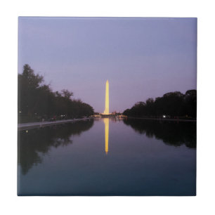 Carreau Monument de Washington au coucher du soleil