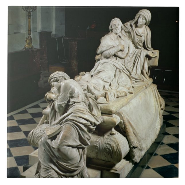 Carreau Monument funèbre à Armand-Jean du Plessis, Cardin (Devant)