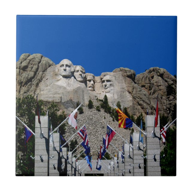 Carreau Monument national du Mont Rushmore Dakota du Sud (Devant)