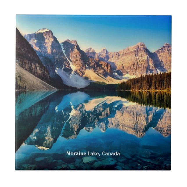 Carreau Moraine Lake, Canada, (Devant)