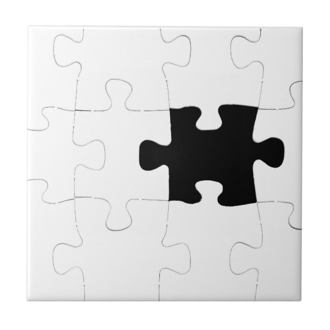 Carreau Morceau absent de puzzle (Devant)