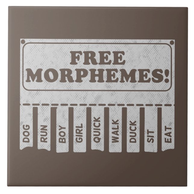 Carreau Morphèmes libres (Devant)
