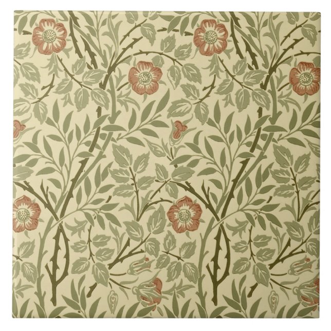 Carreau Morris/Deale Arts & Métiers d'art Mosaïque en briq (Devant)