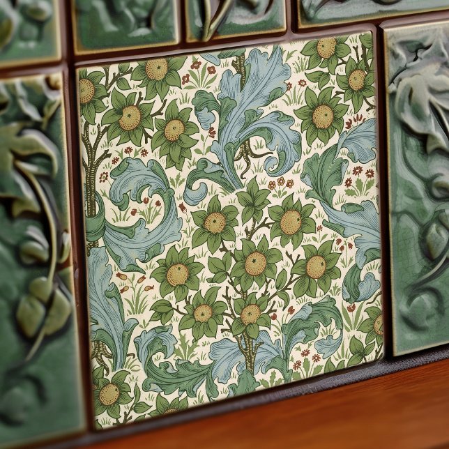 Carreau Morris Dearle Art Nouveau Floral Victorian Repro (Créateur téléchargé)