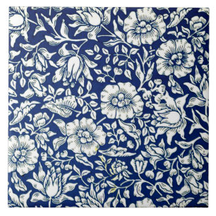 Carreau Morris - Mallow bleu