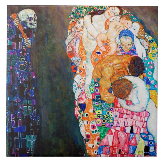 Carreau Mort et vie, Gustav Klimt (Devant)