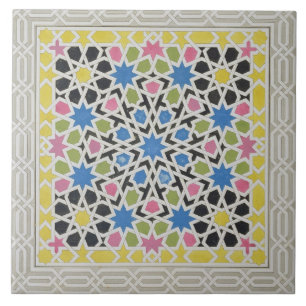 Carreau Mosaic design de l'Alhambra, de 'The Arabian