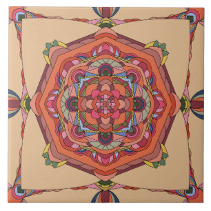 Carreau Mosaic Mandela Design #6