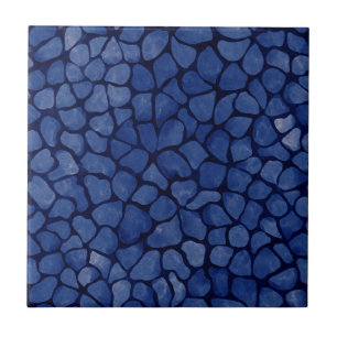 Carreau Mosaïque bleu foncé