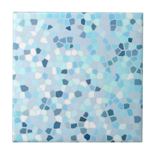 Carreau Mosaïque bleue