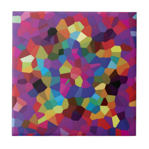 Carreau Mosaïque colorée d'étoile