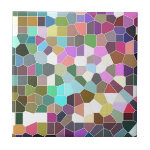 Carreau Mosaïque de fleurs