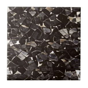 Carreau Mosaïque noire et blanche