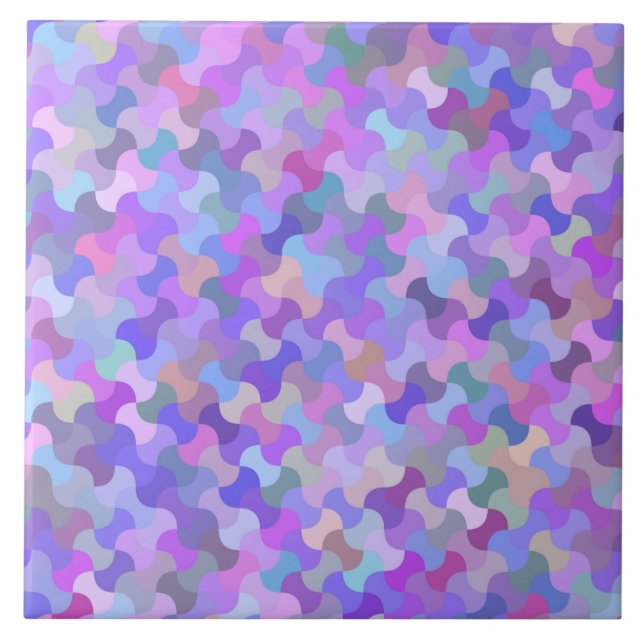 Carreau mosaïque pastel céramique (Devant)