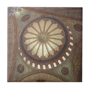 Carreau Mosquée Bleue Intérieur Istanbul, Turquie