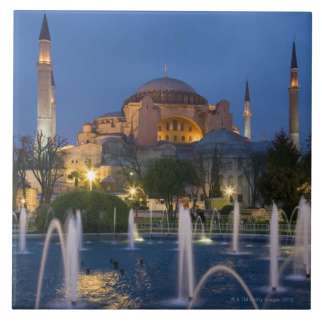 Carreau Mosquée bleue, Istanbul, Turquie (Devant)