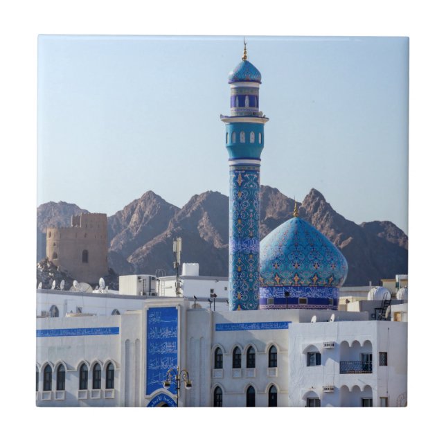 Carreau Mosquée Muttrah - Mascate, Oman (Devant)