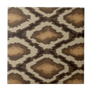 Carreau Motif 2 de peau de serpent de python
