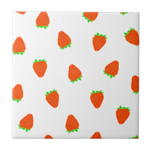Carreau motif à fraise