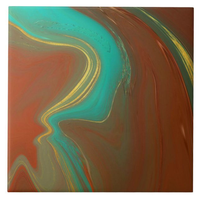 Carreau motif abstrait, (Devant)