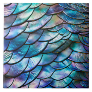 Carreau Motif Abstrait Abalone Shell