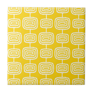 Carreau Motif Abstrait anneaux atomiques