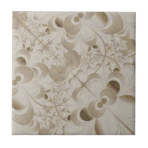 Carreau motif Abstrait beige