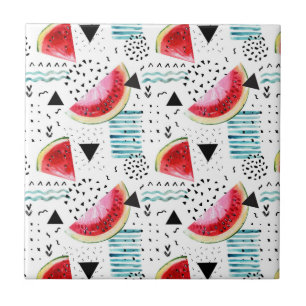 Carreau Motif abstrait de pastèque
