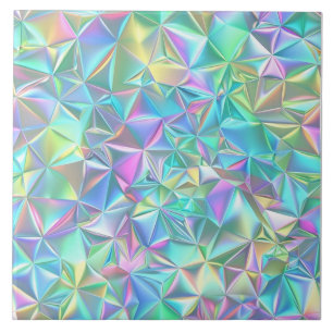 Carreau Motif Abstrait holographique