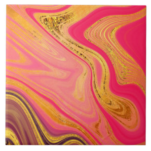Carreau motif abstrait marbré