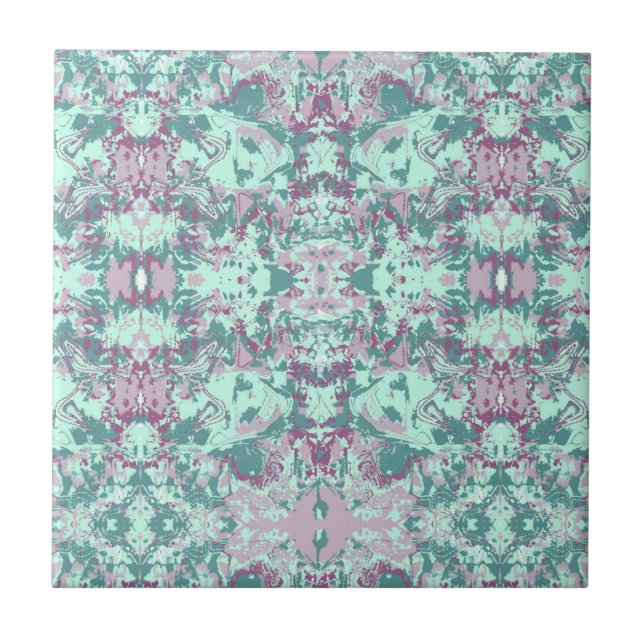 Carreau Motif Abstrait tropical exclusif (Devant)