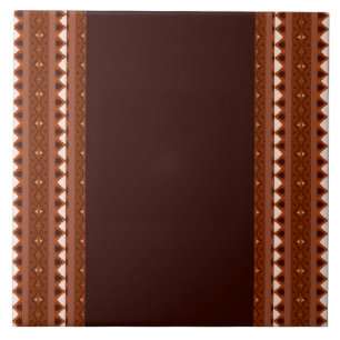 Carreau motif africain