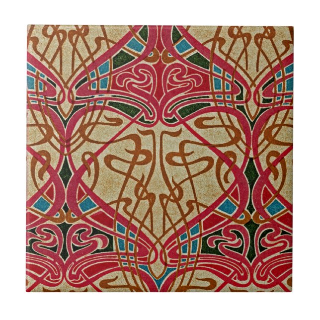 Carreau Motif Art Nouveau #9 à Emporio Moffa (Devant)