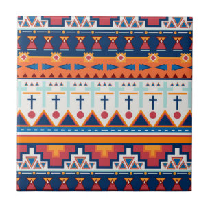 Carreau Motif autochtone du sud-ouest