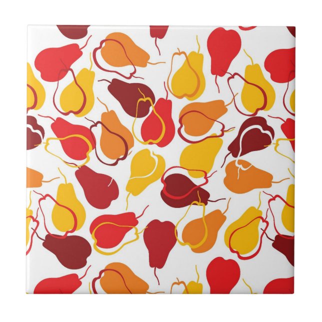 Carreau Motif avec des poires (Devant)