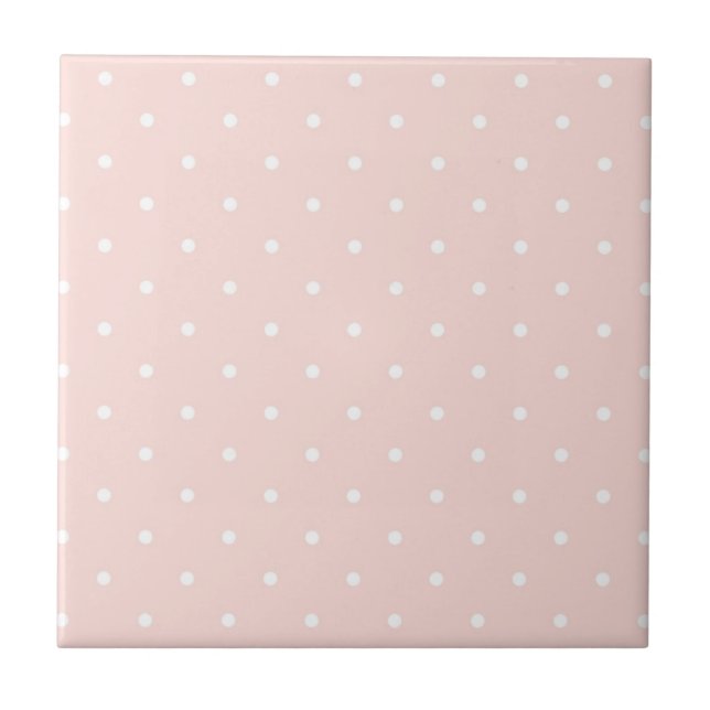 Carreau Motif avec le pois blanc (Devant)