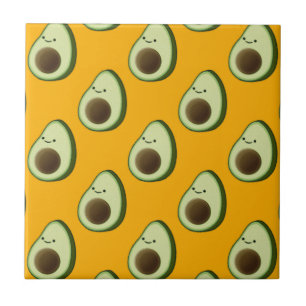 Carreau Motif Avocado