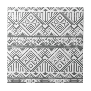 Carreau Motif aztèque géométrique abstrait 2