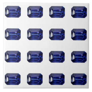 Carreau Motif bleu