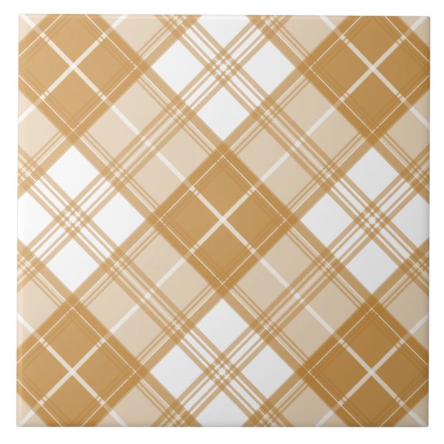 Carreau Motif Brown Tartan blanc yxm0uat9 (Devant)