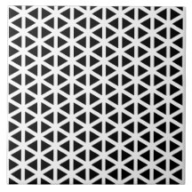 Motif Chevron noir et blanc