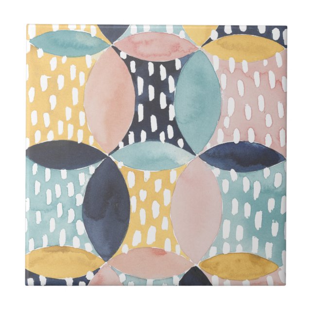Carreau Motif circulaire Abstrait (Devant)