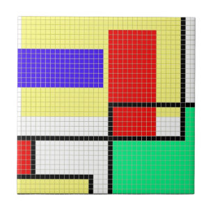 Carreau Motif coloré géométrique de pixel