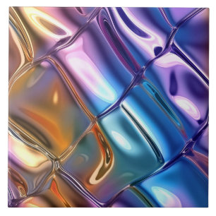 Carreau motif cool faux feuille