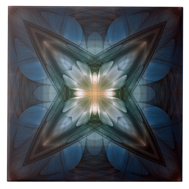 Carreau Motif croisé magique brillant (Devant)